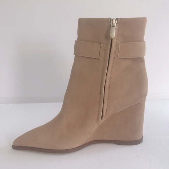 Sam Edelman Tan Suede Wedge Boots - Picture 7 of 14